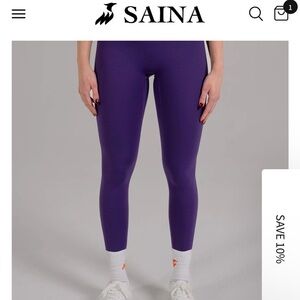 Activewear Saina Women's Purple Leggings